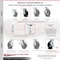 Service Caster 5 Inch Rubber on Steel Caster Set with 2 Brakes/Swivel Lock 2 Rigid SCC SCC-30CS520-RSB-TLB-BSL-2-R-2 - alternate 5